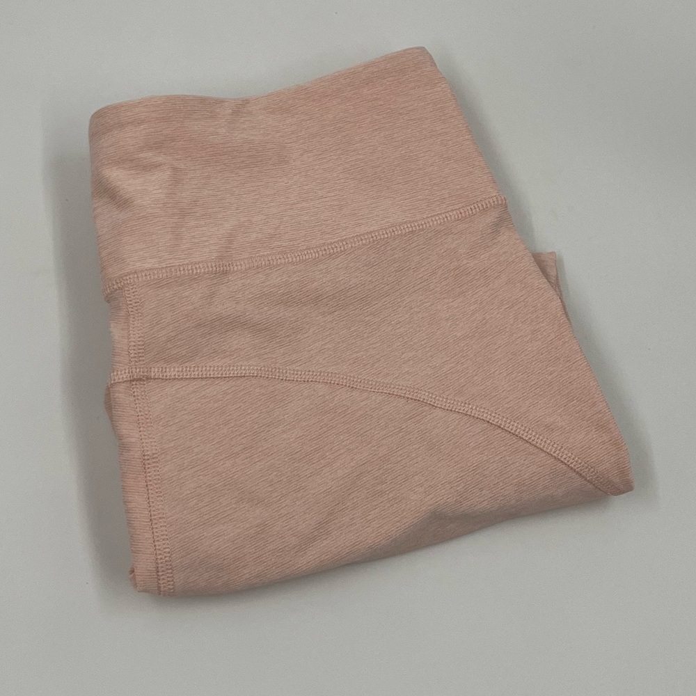 Outdoor Voices Women's M Pink Colorblock Cropped Mid-Rise Athletic‎ Leggings